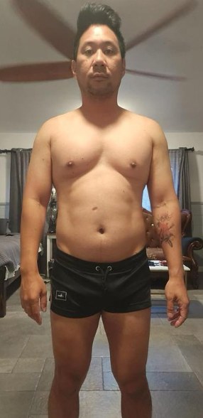 Teddy after losing 20 lbs